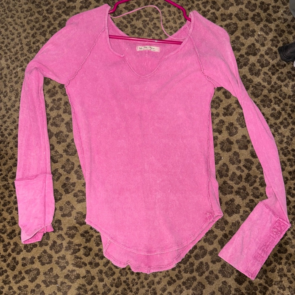 Free people ribbed long sleeve size small